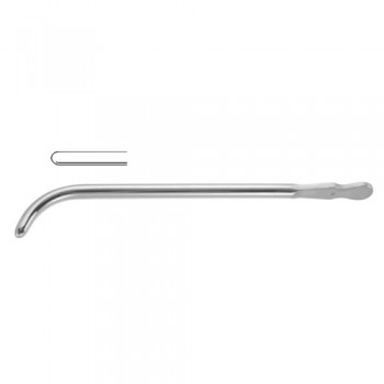 Van Buren Urethral Sound / Dilating Bougie 14 Charr. Brass - Chrome Plated, 27 cm - 10 3/4"
